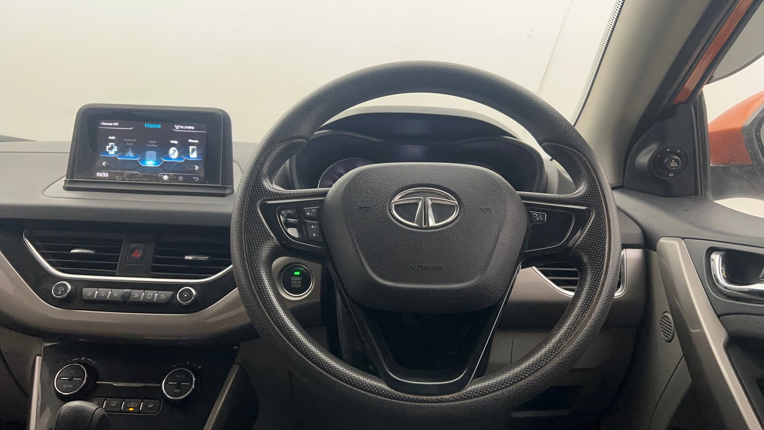 Used 2019 Tata Nexon XZA Plus Petrol Dual Tone Petrol Automatic interior STEERING VIEW