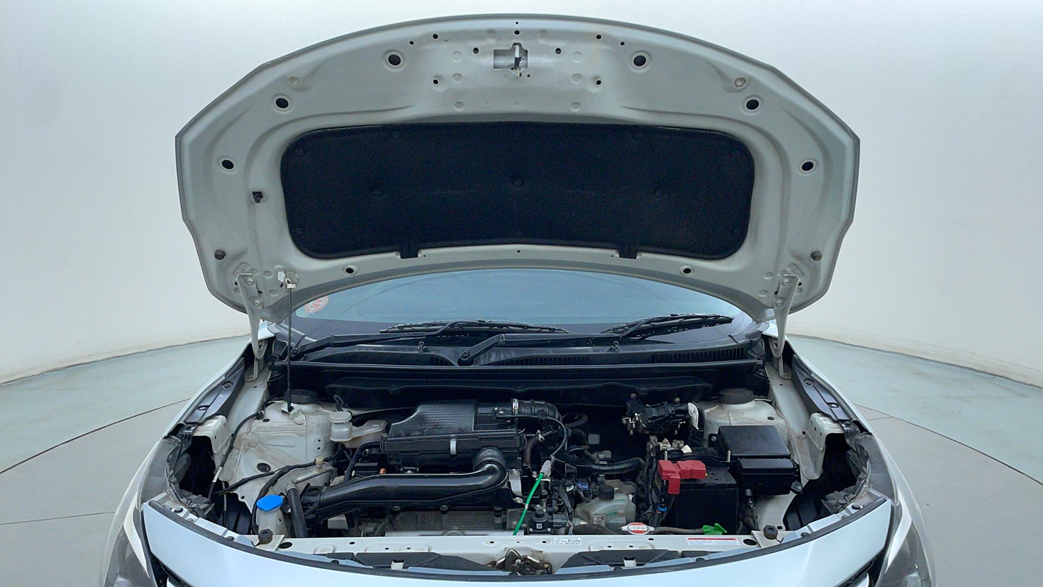 Used 2024 Maruti Suzuki Baleno Alpha AGS Petrol Automatic engine ENGINE & BONNET OPEN FRONT VIEW