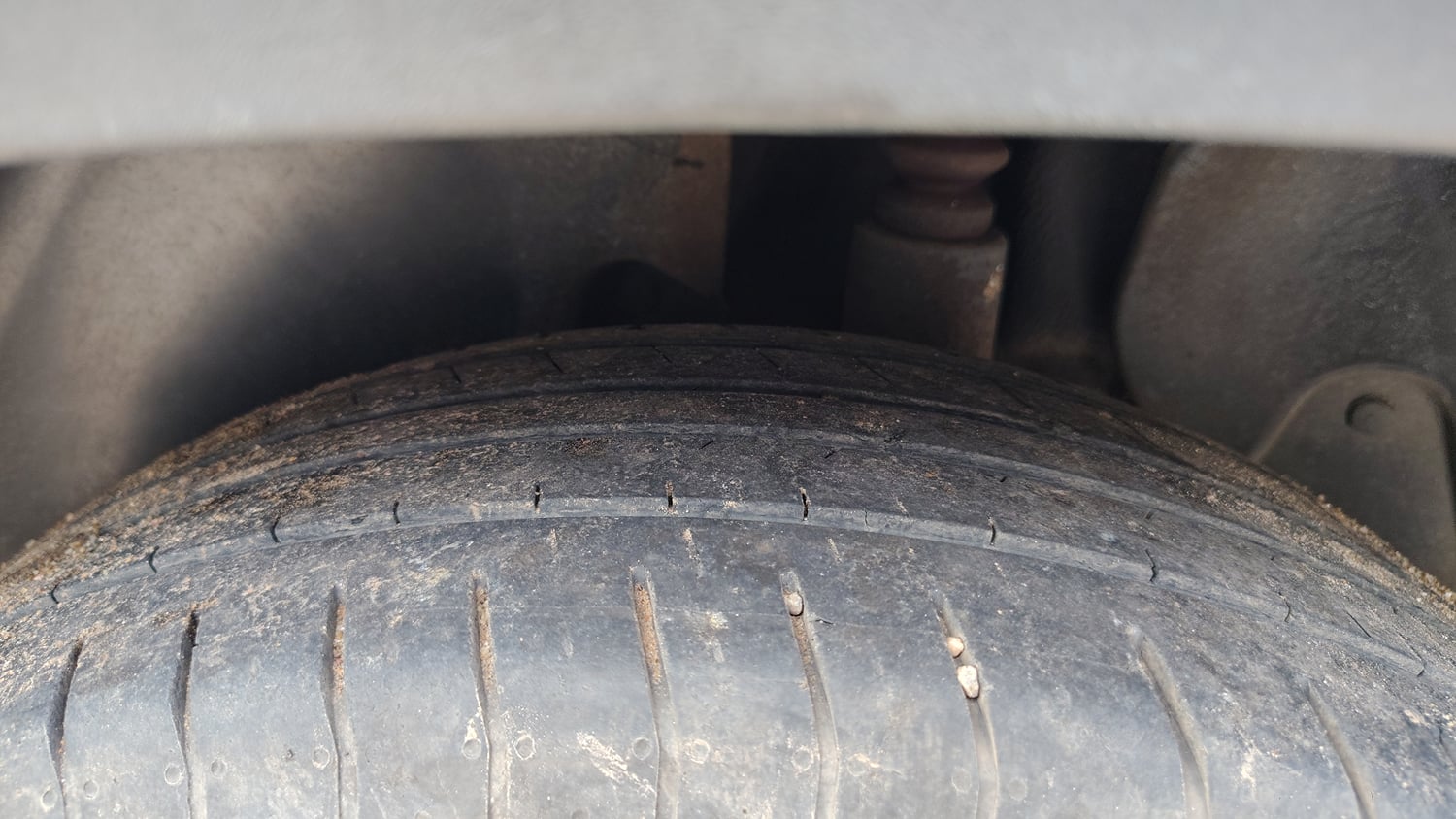 Used 2023 Hyundai Creta S Plus 1.5 Petrol Knight Petrol Manual tyres LEFT REAR TYRE TREAD VIEW