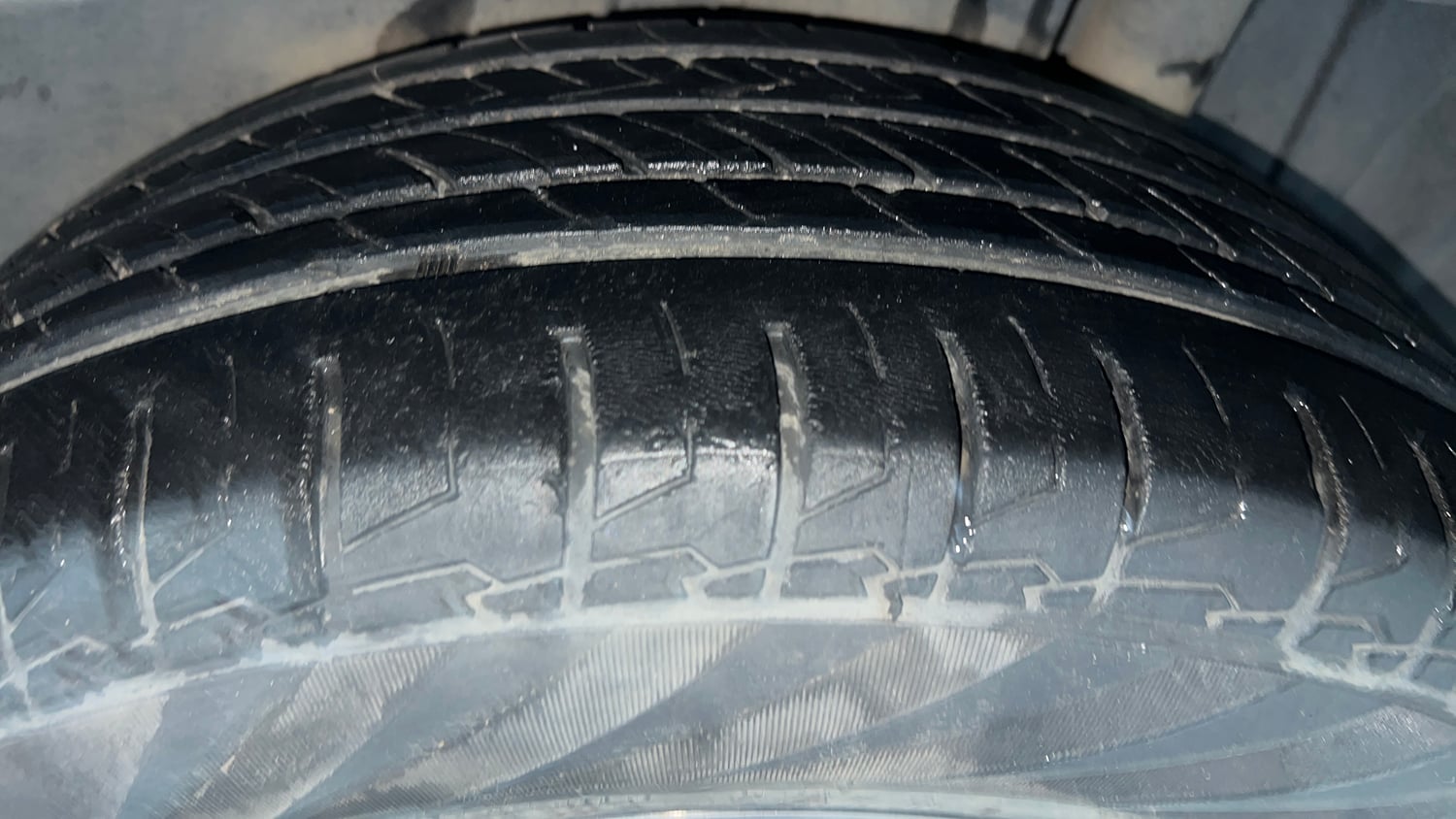 Used 2021 Maruti Suzuki S-Cross Alpha AT Petrol Automatic tyres LEFT REAR TYRE TREAD VIEW