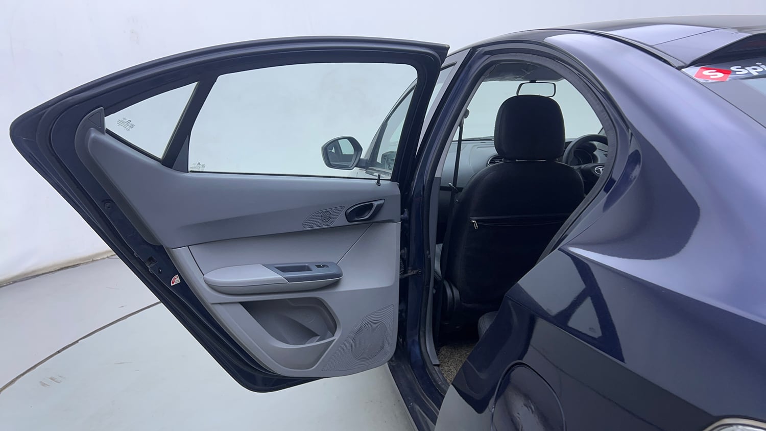 Used 2021 Tata Tigor XM Petrol Manual interior LEFT REAR DOOR OPEN VIEW
