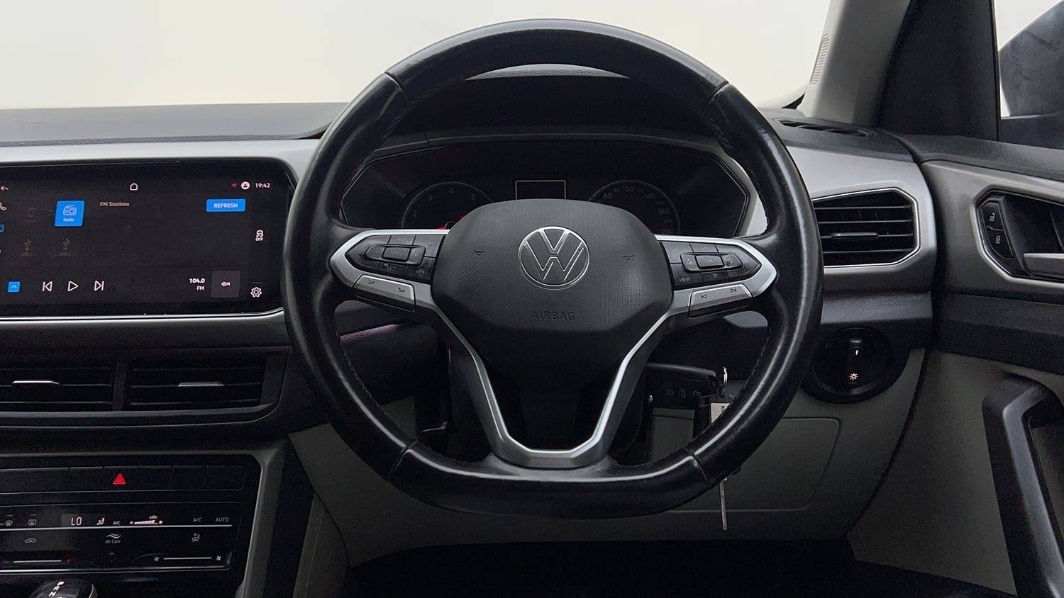 Used 2022 Volkswagen Taigun Highline 1.0 TSI AT Petrol Automatic interior STEERING VIEW