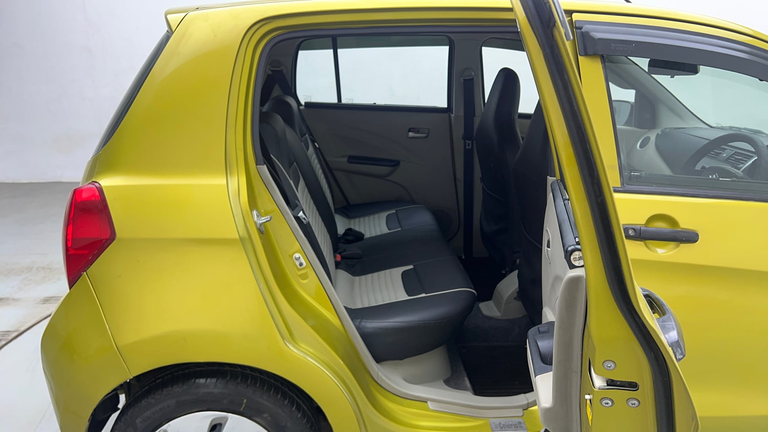 Used 2014 Maruti Suzuki Celerio VXi AMT Petrol Automatic interior RIGHT SIDE REAR DOOR CABIN VIEW