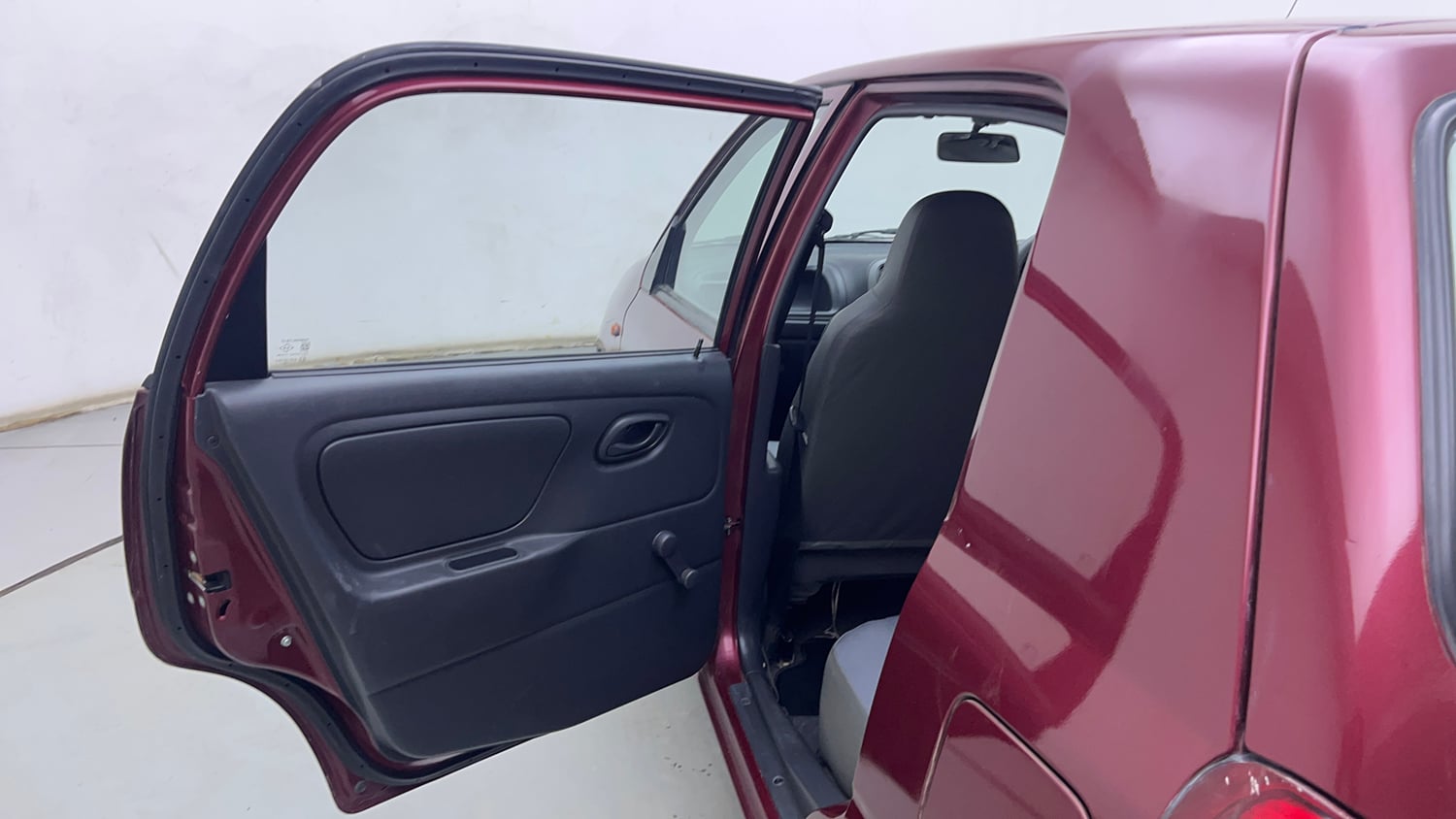 Used 2012 Maruti Suzuki Alto LXi BS-IV Petrol Manual interior LEFT REAR DOOR OPEN VIEW