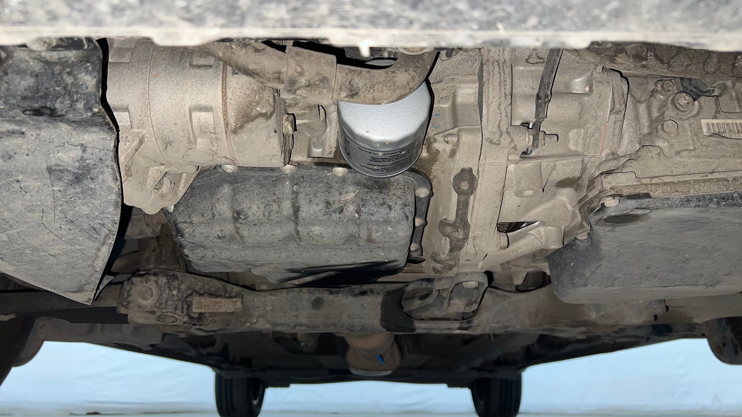 Used 2022 Volkswagen Taigun Highline 1.0 TSI AT Petrol Automatic extra FRONT LEFT UNDERBODY VIEW