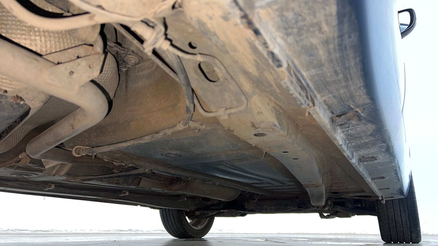 Used 2015 Maruti Suzuki Baleno Zeta 1.2 Petrol Manual extra REAR RIGHT UNDERBODY VIEW