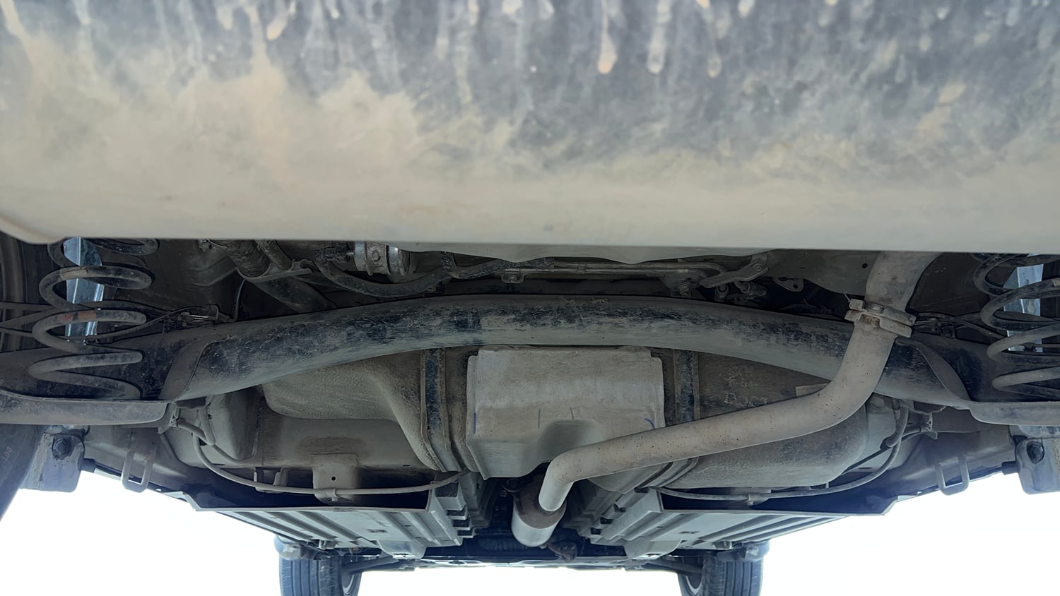 Used 2023 Maruti Suzuki Brezza ZXi AT Petrol Automatic extra REAR UNDERBODY VIEW (TAKEN FROM REAR)