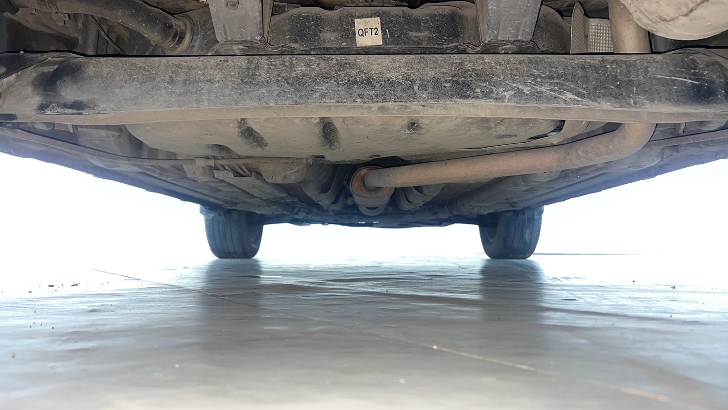 Used 2021 Hyundai Venue SX Plus 1.0 Turbo DCT Petrol Automatic extra REAR UNDERBODY VIEW (TAKEN FROM REAR)
