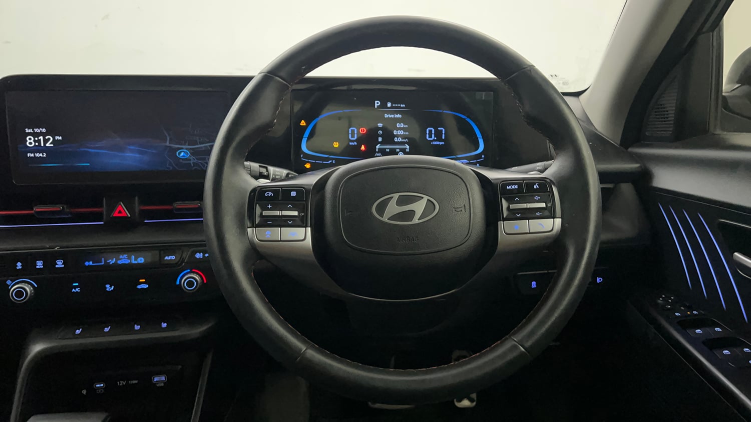Used 2023 Hyundai Verna SX (O) 1.5 Turbo Petrol DCT Petrol Automatic interior STEERING VIEW