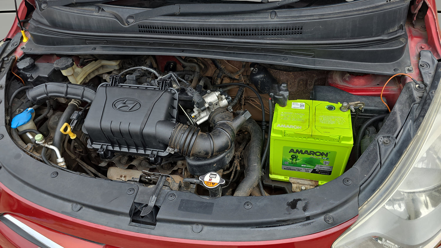 Used 2013 Hyundai i10 Era 1.1 iRDE2 Petrol Manual engine ENGINE LEFT SIDE VIEW