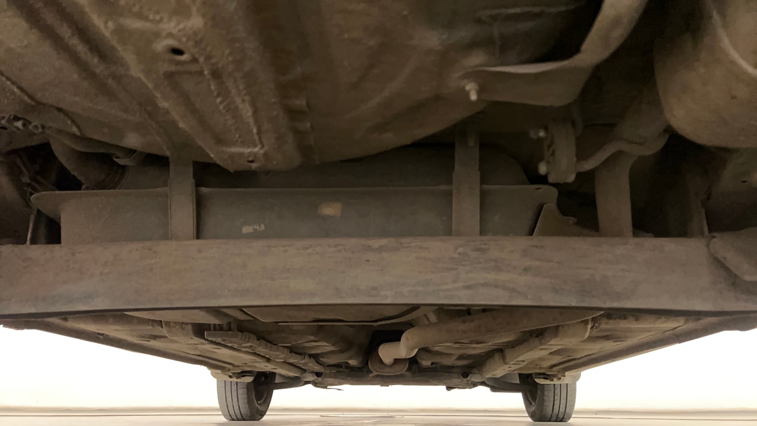 Used 2018 Hyundai Grand i10 Magna 1.2 Kappa VTVT Petrol Manual extra REAR UNDERBODY VIEW (TAKEN FROM REAR)