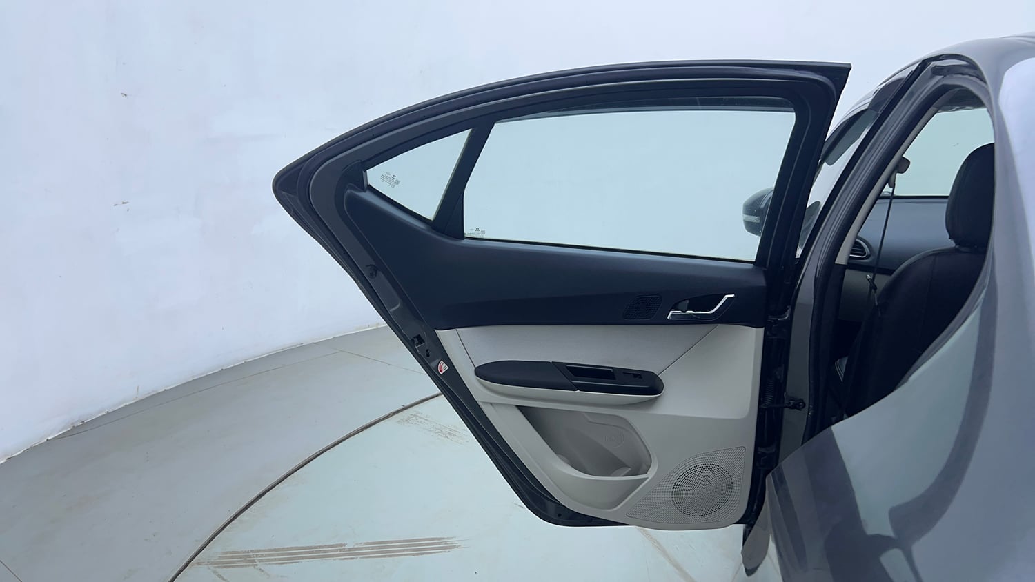 Used 2023 Tata Tigor XZ Plus Petrol Manual interior LEFT REAR DOOR OPEN VIEW