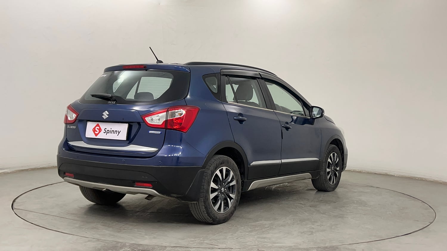 Used 2021 Maruti Suzuki S-Cross Zeta Petrol Manual exterior RIGHT REAR CORNER VIEW