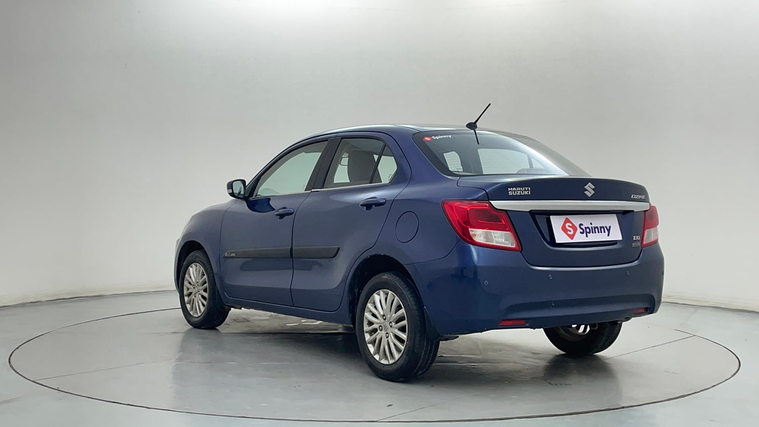 Used 2017 Maruti Suzuki Dzire ZXi AMT Petrol Automatic exterior LEFT REAR CORNER VIEW