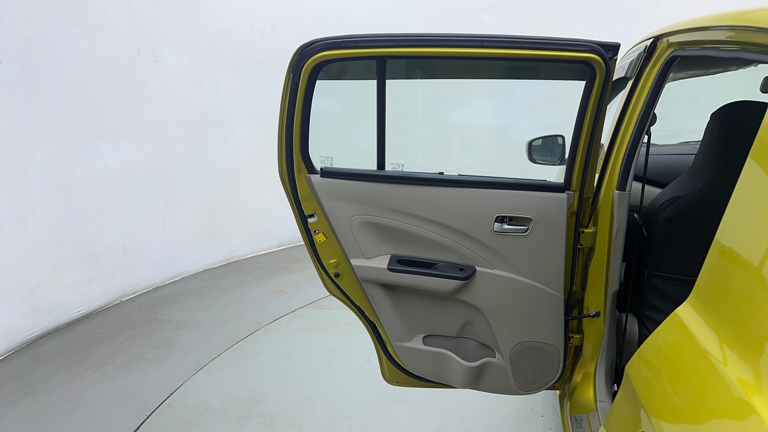 Used 2014 Maruti Suzuki Celerio VXi AMT Petrol Automatic interior LEFT REAR DOOR OPEN VIEW