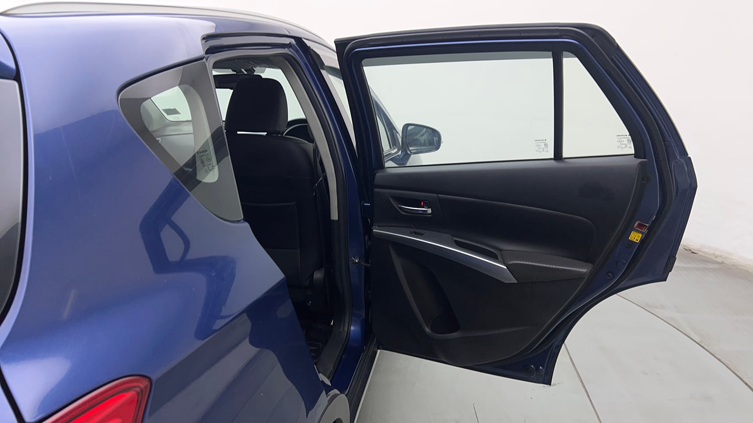 Used 2021 Maruti Suzuki S-Cross Alpha AT Petrol Automatic interior RIGHT REAR DOOR OPEN VIEW