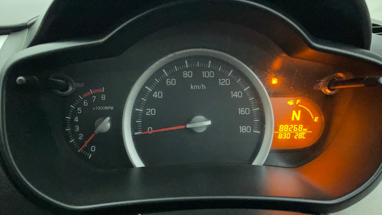 Used 2014 Maruti Suzuki Celerio VXi AMT Petrol Automatic interior CLUSTERMETER VIEW