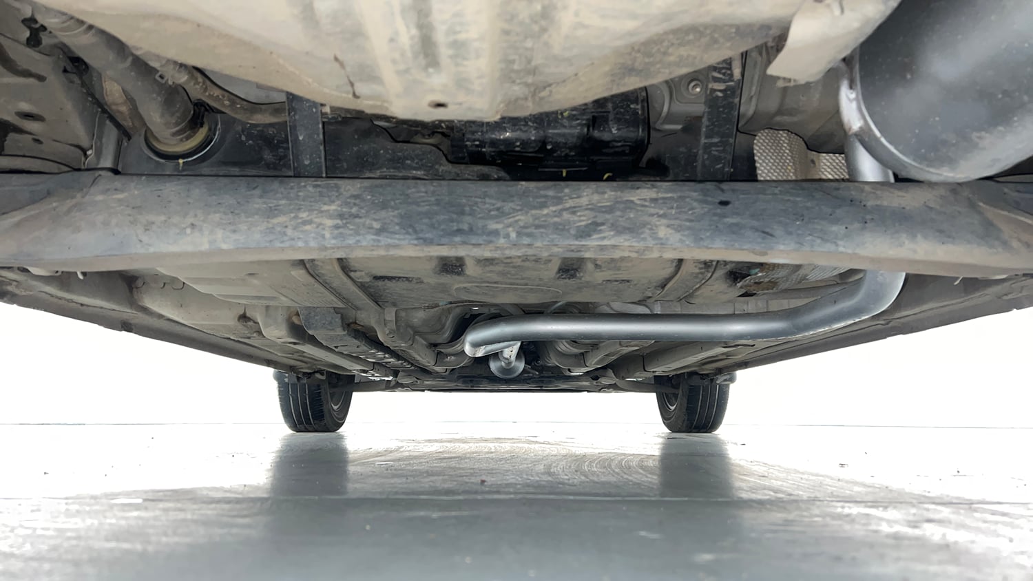 Used 2020 Hyundai Elite i20 Sportz Plus 1.2 Petrol Manual extra REAR UNDERBODY VIEW (TAKEN FROM REAR)
