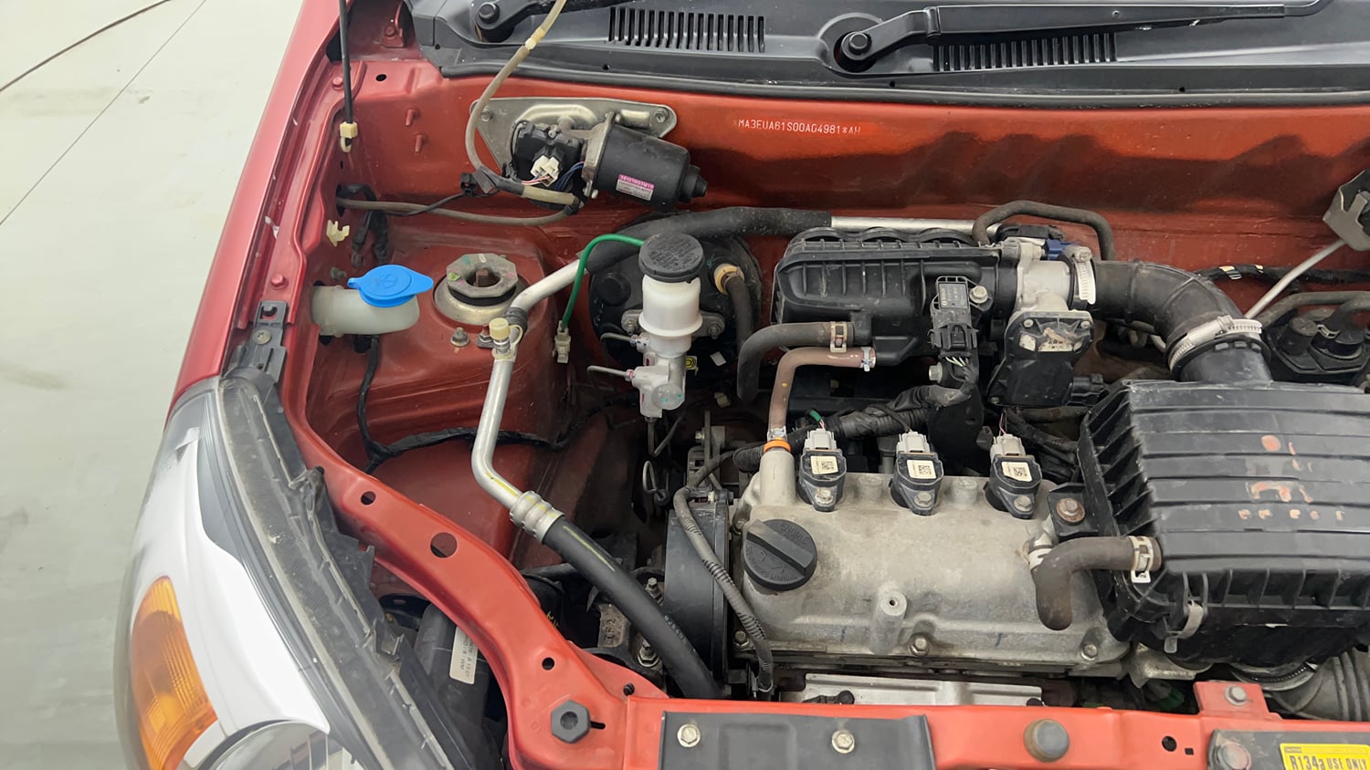 Used 2017 Maruti Suzuki Alto 800 LXi Petrol Manual engine ENGINE RIGHT SIDE VIEW