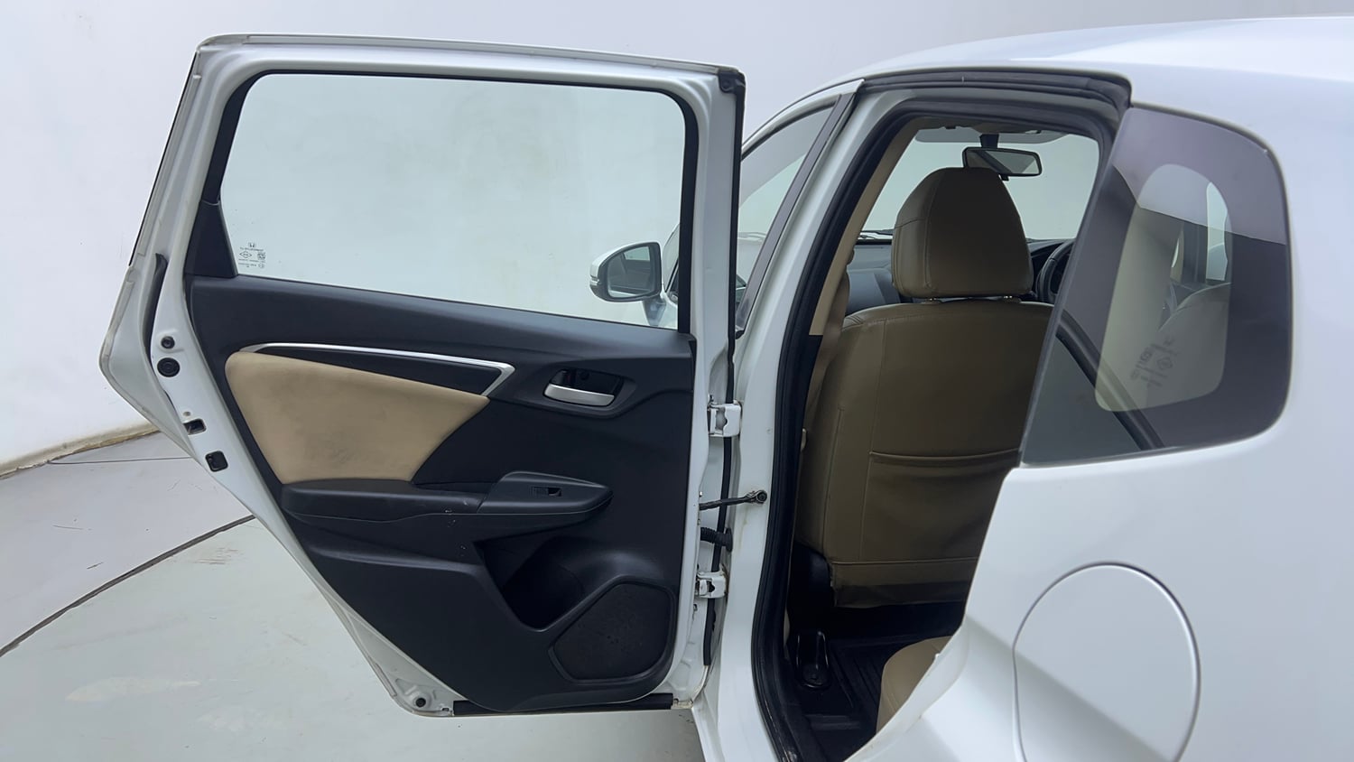 Used 2018 Honda Jazz VX CVT Petrol Petrol Automatic interior LEFT REAR DOOR OPEN VIEW