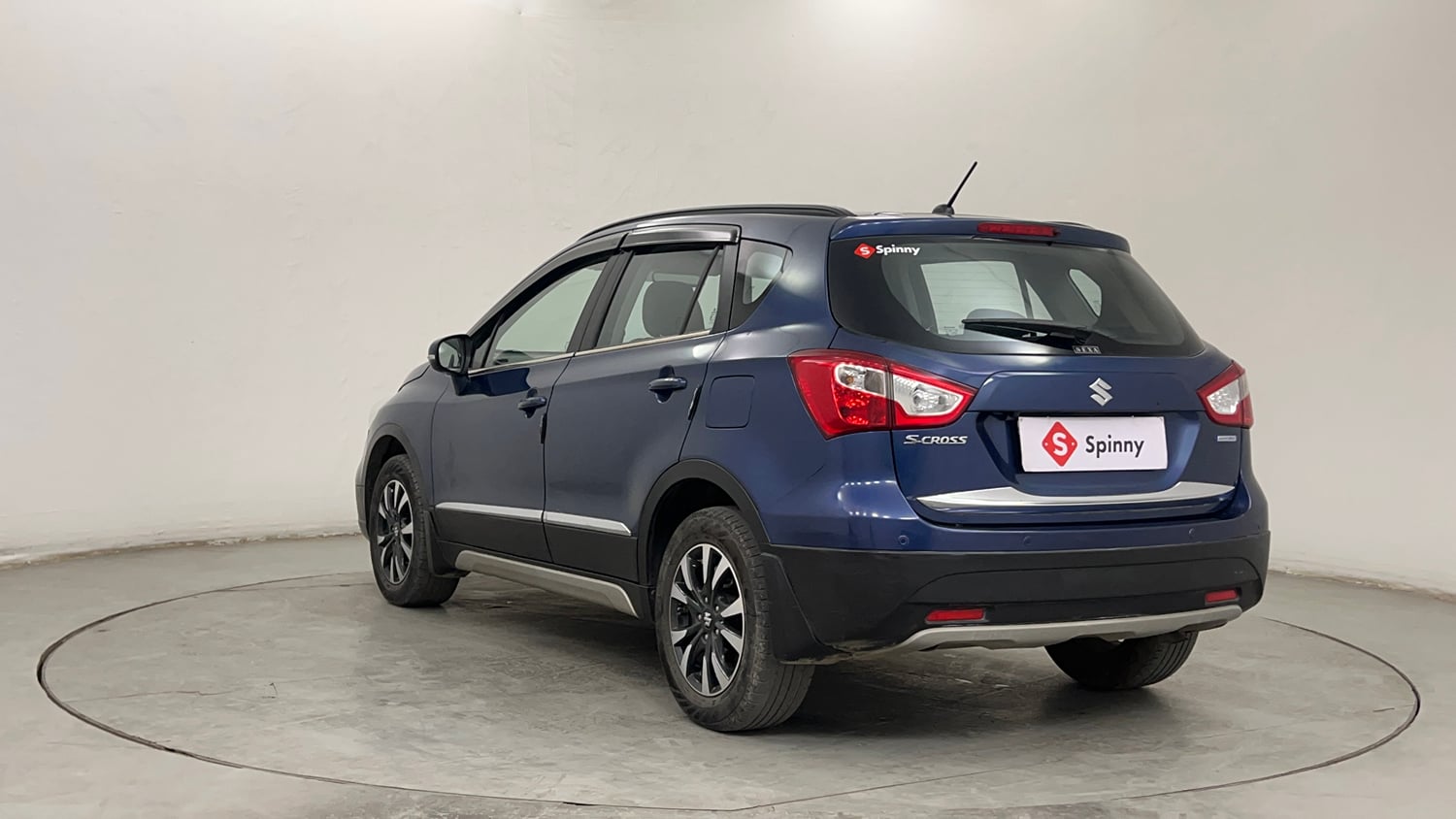 Used 2021 Maruti Suzuki S-Cross Zeta Petrol Manual exterior LEFT REAR CORNER VIEW