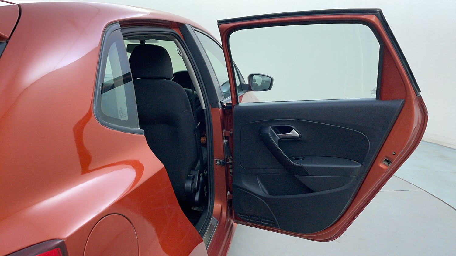 Used 2014 Volkswagen Polo Comfortline 1.2L (P) Petrol Manual interior RIGHT REAR DOOR OPEN VIEW