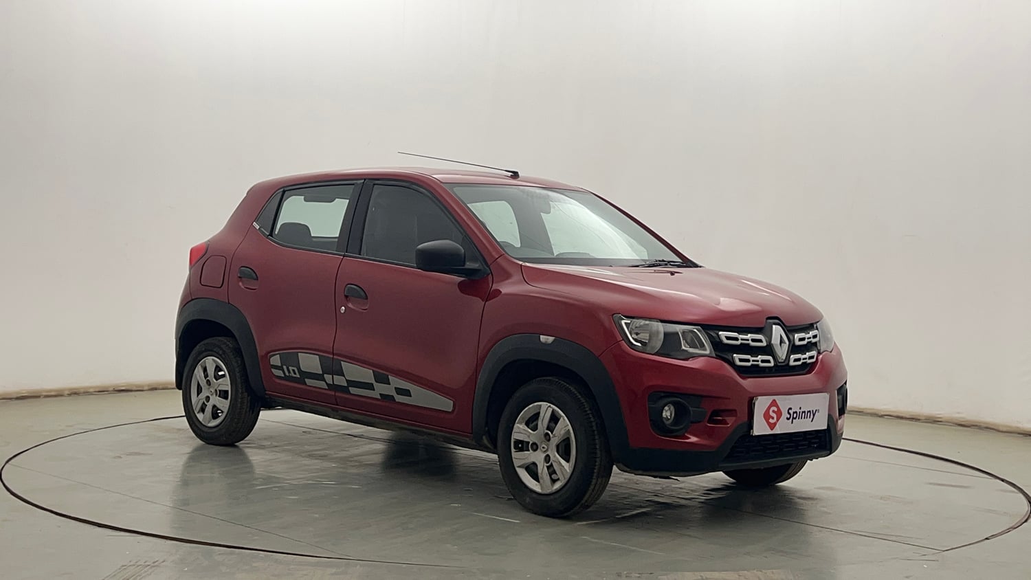 Used 2017 Renault Kwid 1.0 RXT AMT Opt Petrol Automatic exterior RIGHT FRONT CORNER VIEW