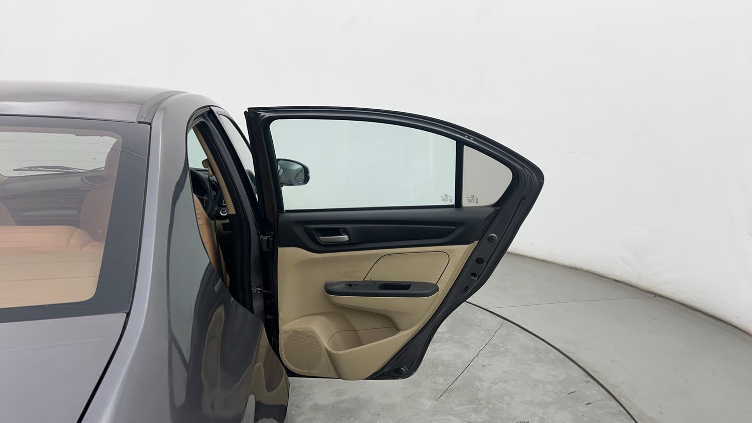 Used 2019 Honda Amaze 1.2 V CVT Petrol Petrol Automatic interior RIGHT REAR DOOR OPEN VIEW