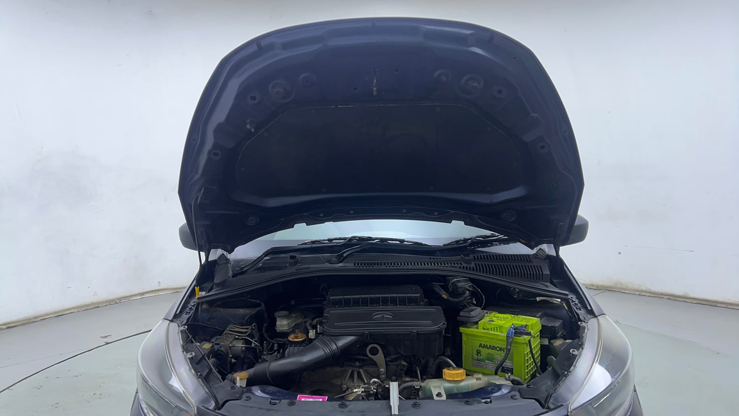 Used 2021 Tata Tigor XM Petrol Manual engine ENGINE & BONNET OPEN FRONT VIEW