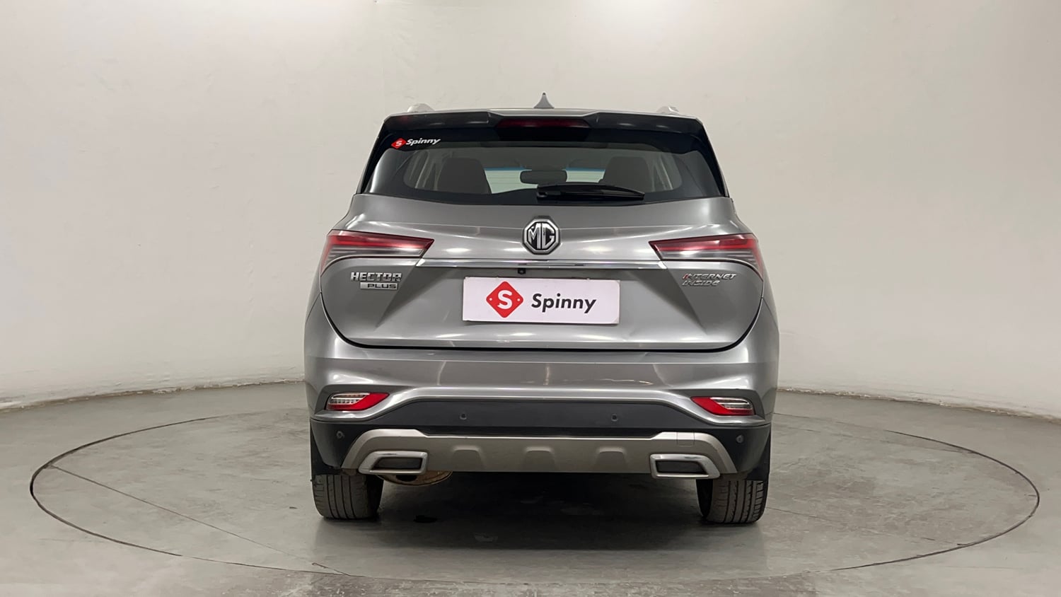 Used 2021 MG Motors Hector Plus Sharp 1.5 Petrol Turbo CVT 6-STR Petrol Automatic exterior BACK VIEW