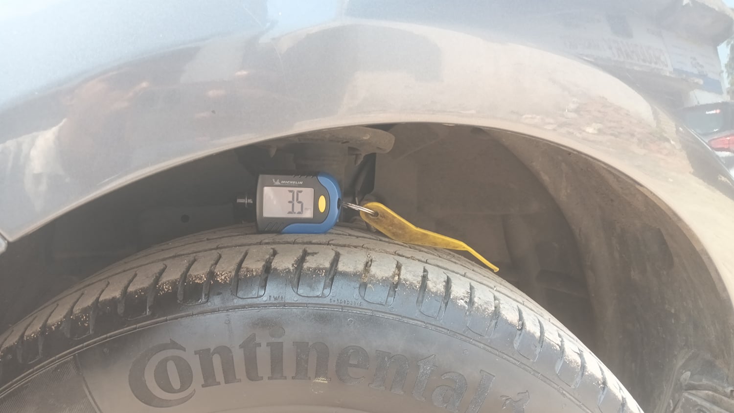Used 2020 Ford EcoSport S MT 1.5 Ti-VCT Petrol Manual tyres LEFT FRONT TYRE TREAD VIEW