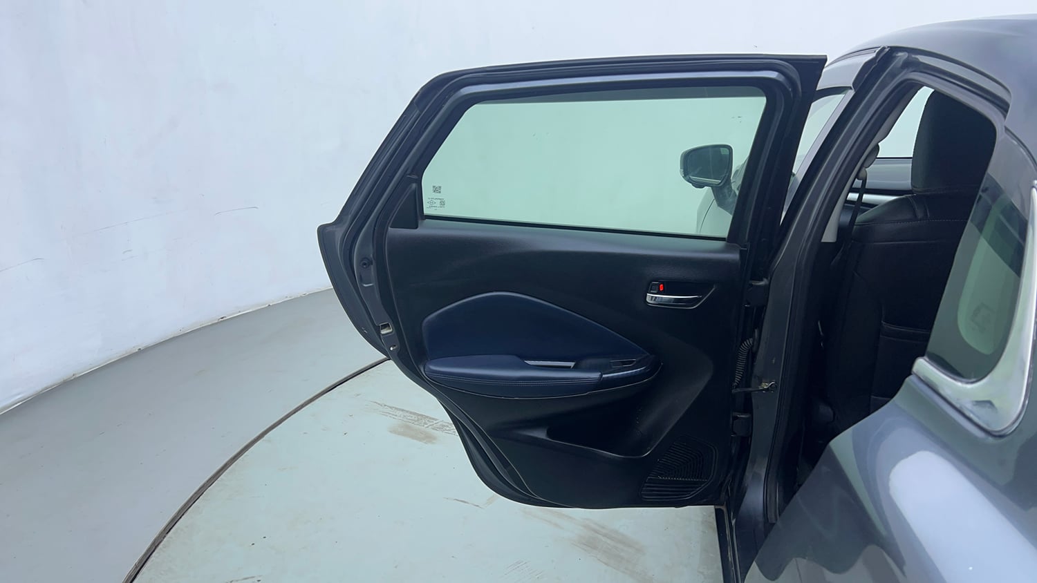 Used 2022 Maruti Suzuki Baleno Alpha MT Petrol Manual interior LEFT REAR DOOR OPEN VIEW