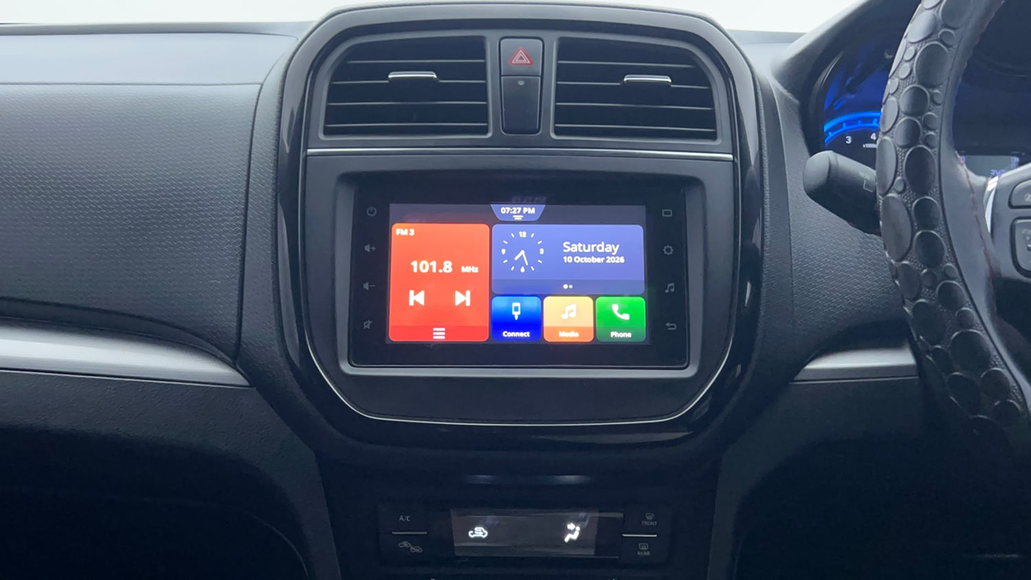 Used 2022 Toyota Urban Cruiser Premium Grade MT Petrol Manual interior MUSIC SYSTEM & AC CONTROL VIEW