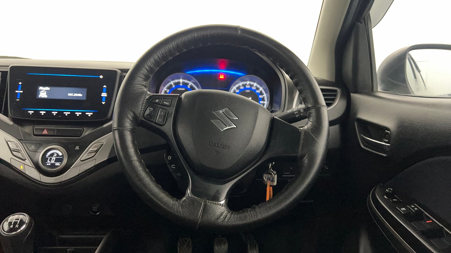 Used 2021 Maruti Suzuki Baleno Delta Petrol Manual interior STEERING VIEW