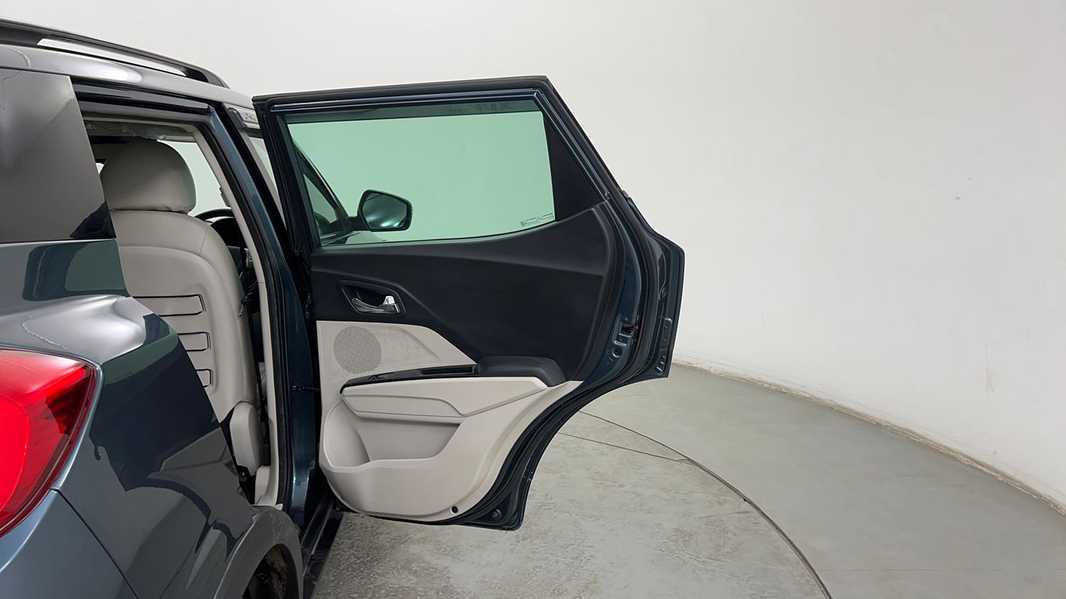 Used 2023 Mahindra XUV 300 W8 (O) 1.2 Petrol AMT Petrol Automatic interior RIGHT REAR DOOR OPEN VIEW