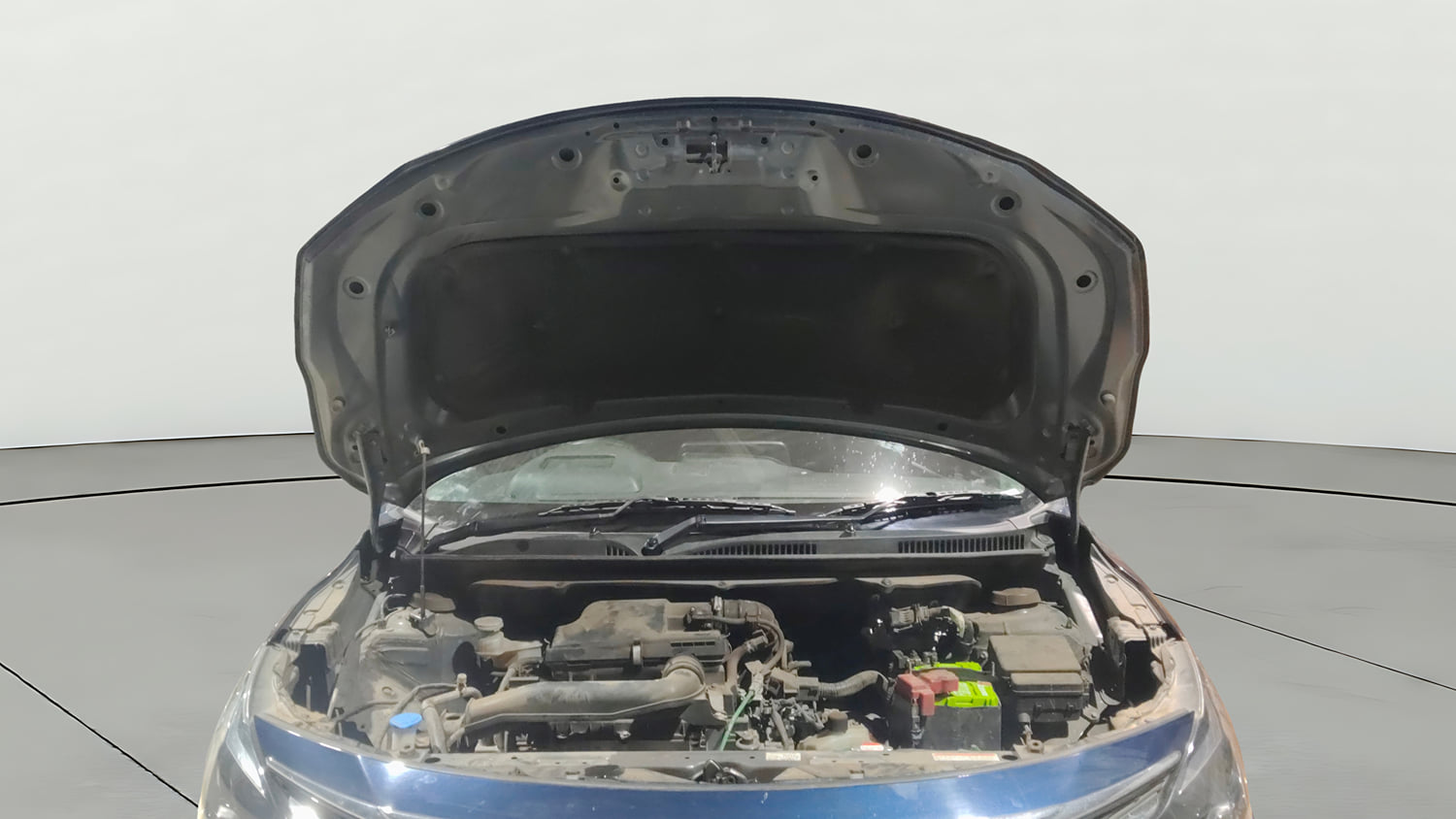 Used 2023 Maruti Suzuki Baleno Alpha AGS Petrol Automatic engine ENGINE & BONNET OPEN FRONT VIEW
