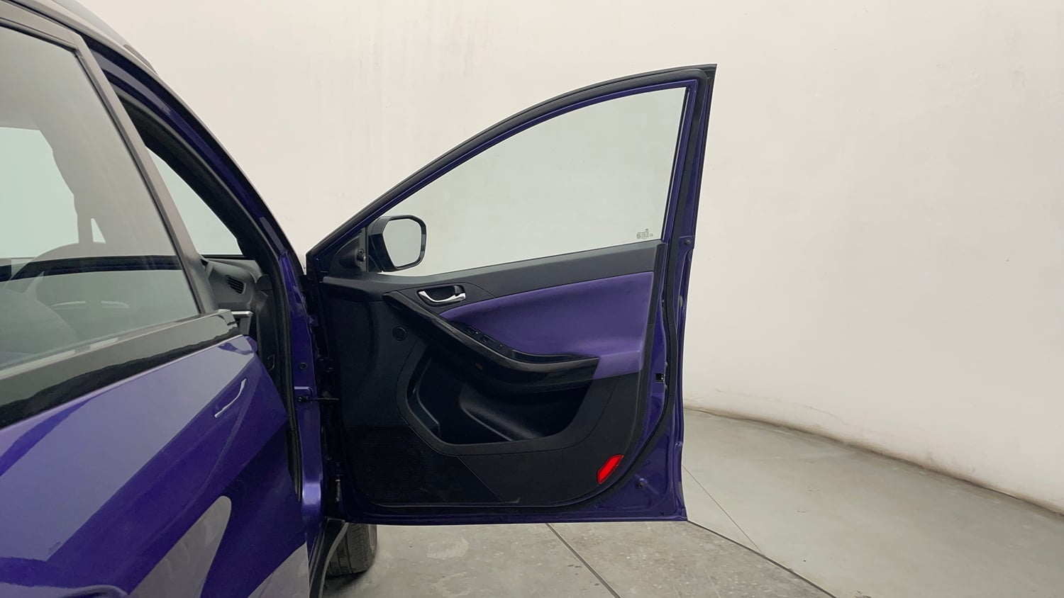 Used 2024 Tata Nexon Fearless Plus S Purple 1.2 Revotron Petrol 7DCA Dual Tone Petrol Automatic interior RIGHT FRONT DOOR OPEN VIEW