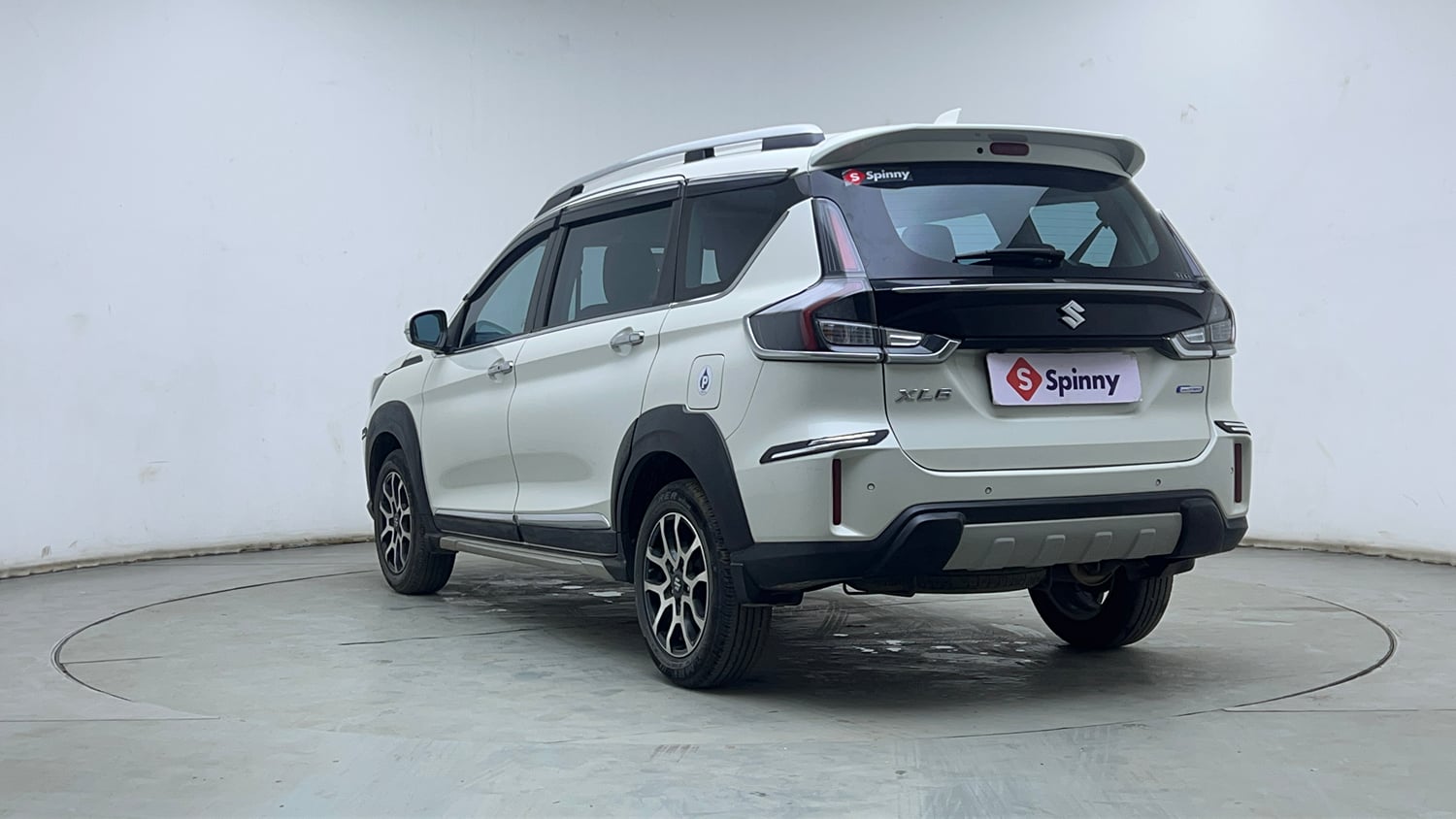 Used 2023 Maruti Suzuki XL6 Zeta AT Petrol Petrol Automatic exterior LEFT REAR CORNER VIEW