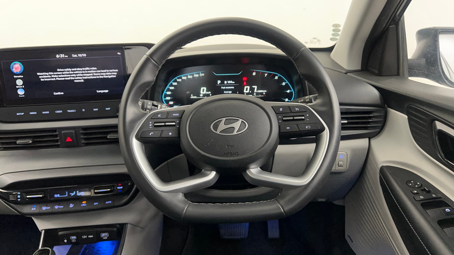 Used 2024 Hyundai New i20 Asta (O) 1.2 IVT Petrol Automatic interior STEERING VIEW
