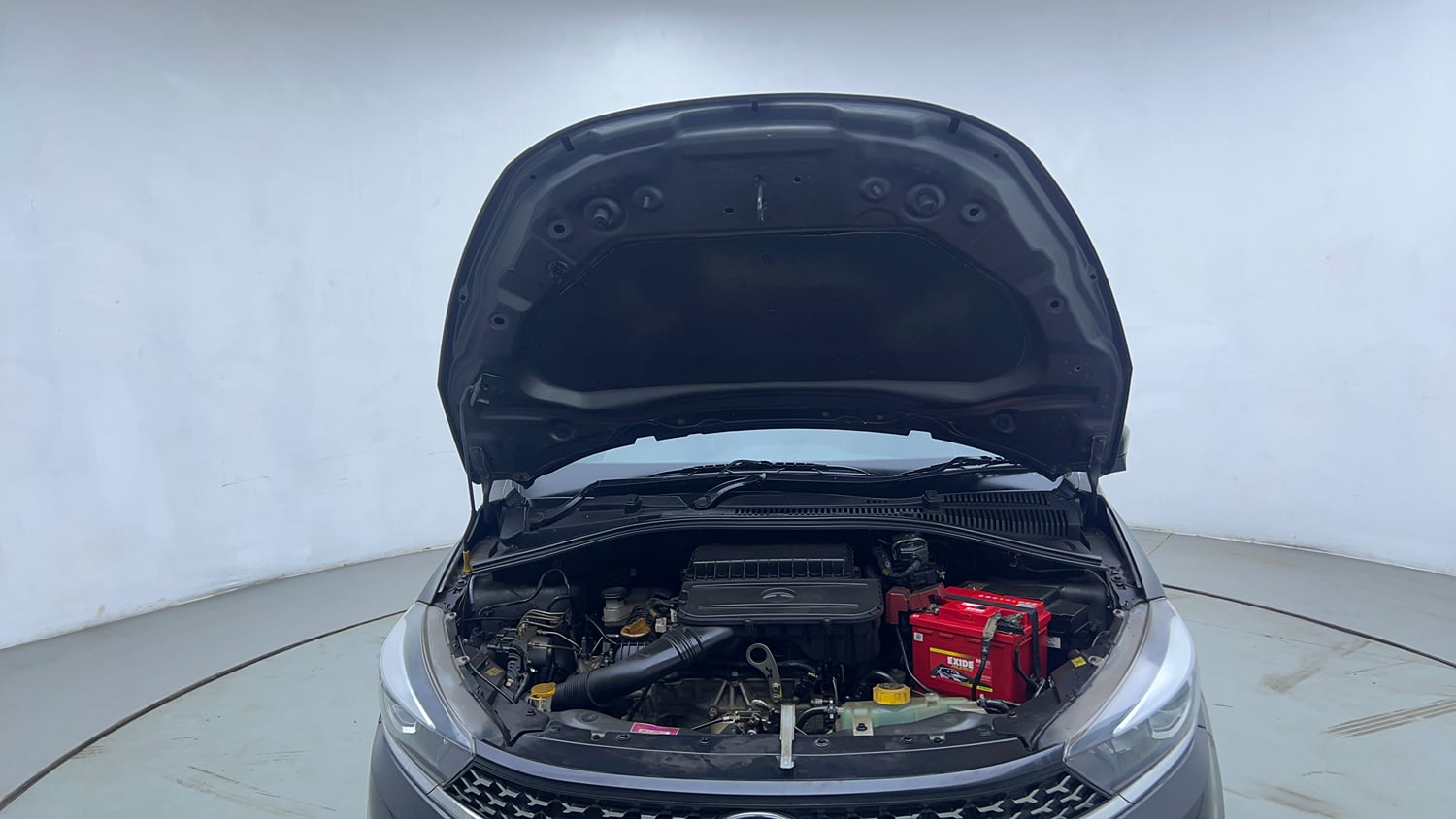 Used 2023 Tata Tigor XZ Plus Petrol Manual engine ENGINE & BONNET OPEN FRONT VIEW