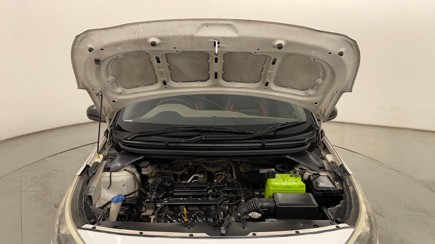 Used 2016 Hyundai Elite i20 Magna 1.2 Petrol Manual engine ENGINE & BONNET OPEN FRONT VIEW