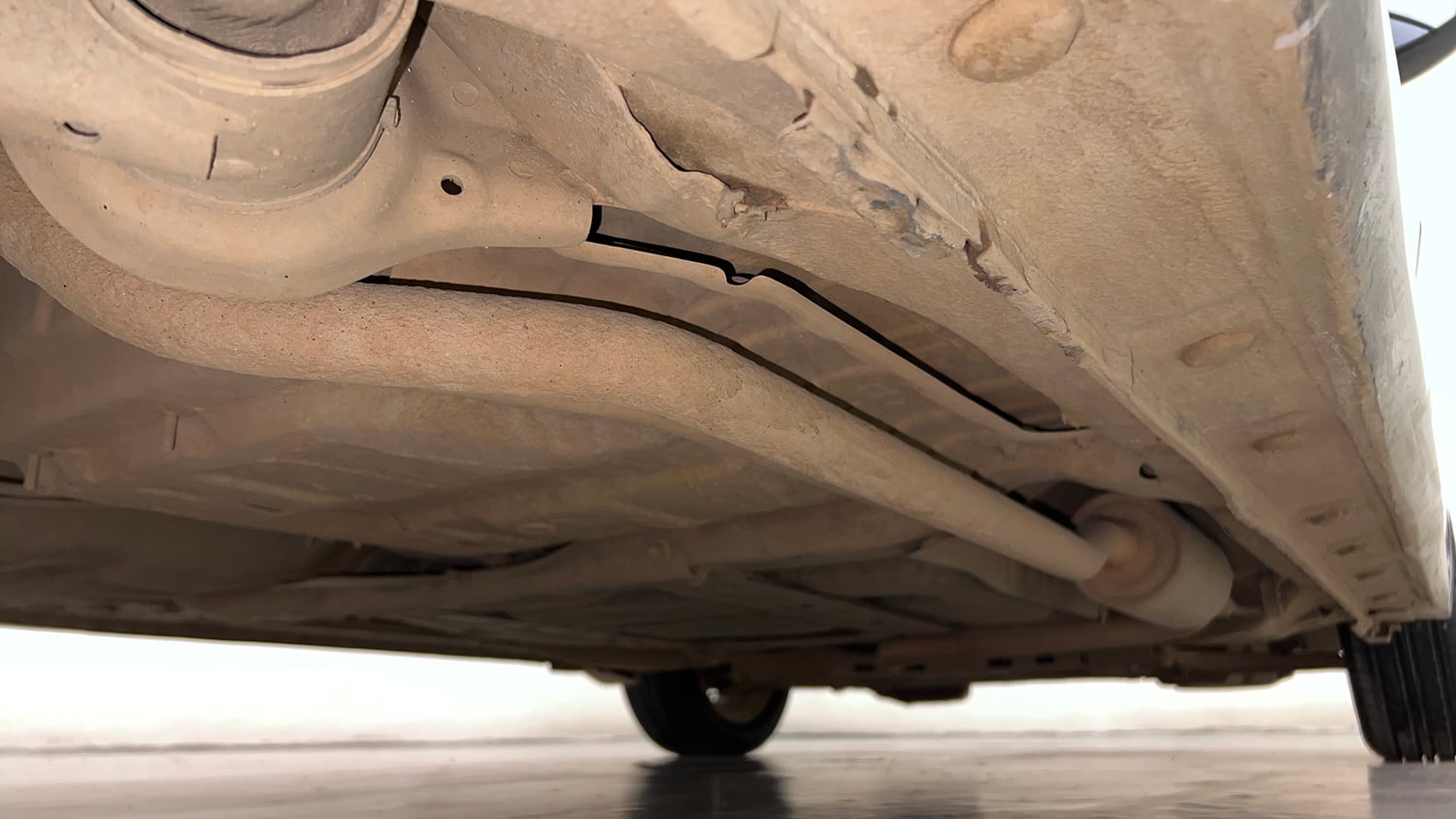 Used 2018 Honda Jazz V CVT Petrol Petrol Automatic extra REAR RIGHT UNDERBODY VIEW