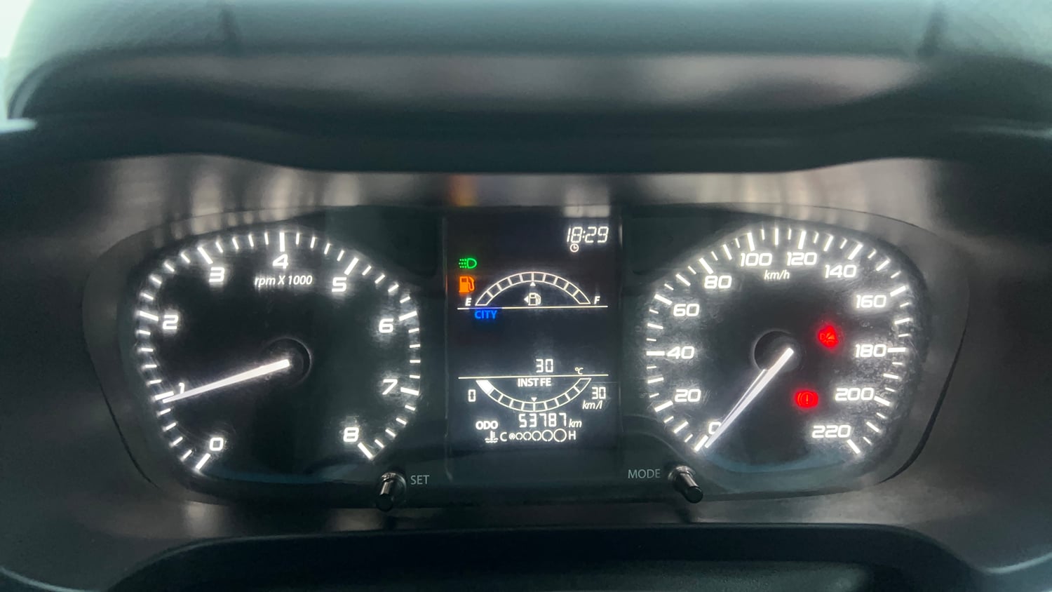 Used 2022 Tata Altroz XZ Petrol Petrol Manual interior CLUSTERMETER VIEW