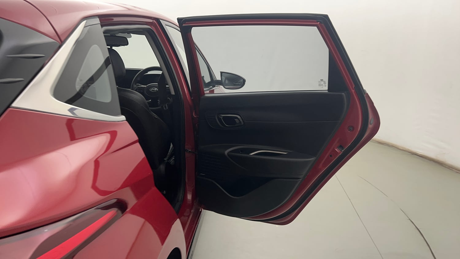Used 2020 Hyundai New i20 Asta (O) 1.0 Turbo DCT Petrol Automatic interior RIGHT REAR DOOR OPEN VIEW
