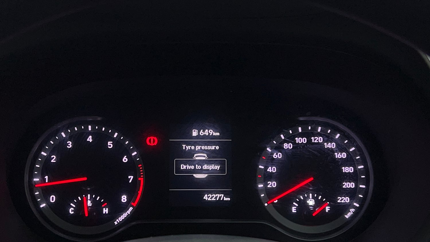 Used 2023 Hyundai Aura S 1.2 Petrol Petrol Manual interior CLUSTERMETER VIEW