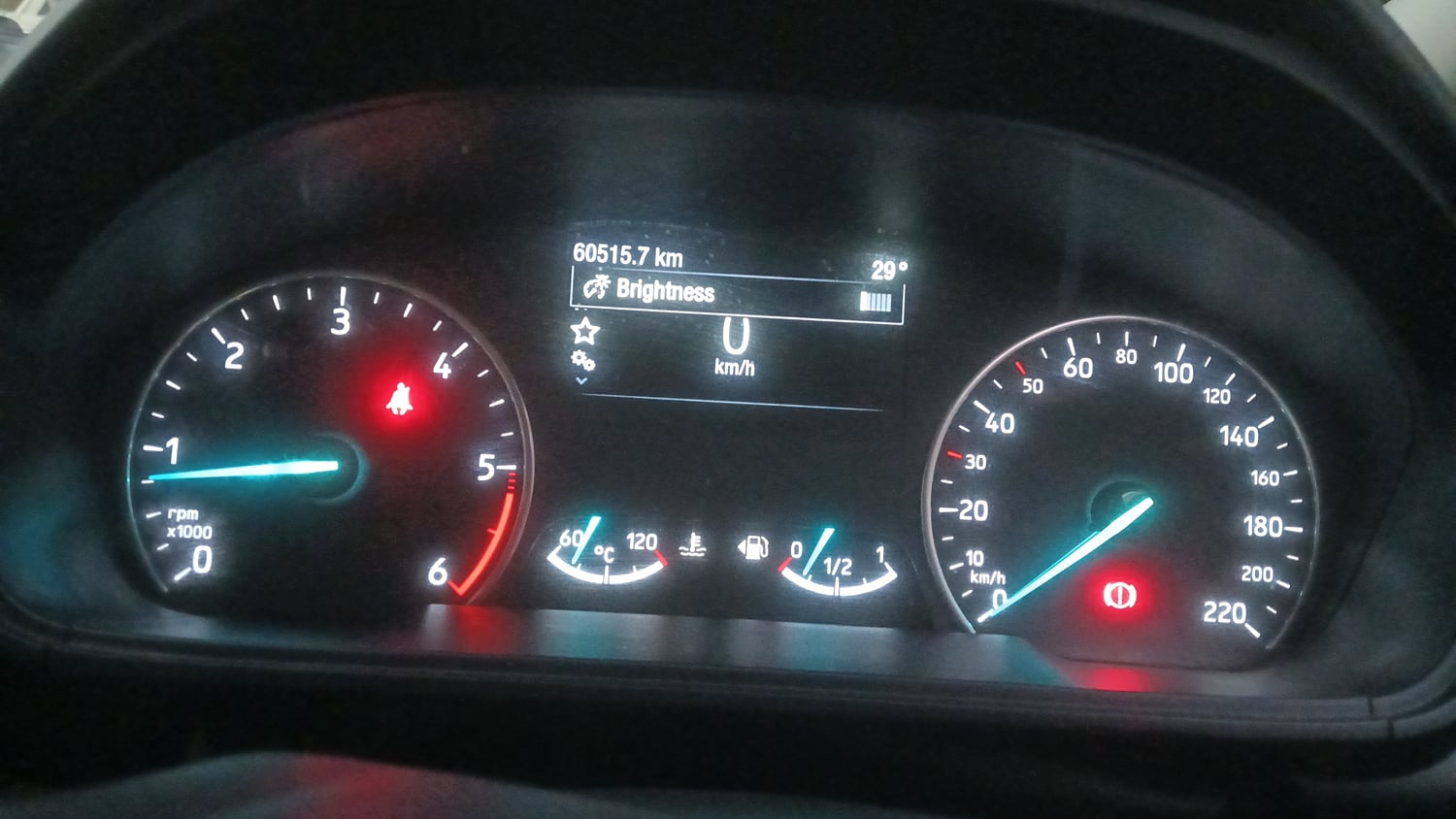 Used 2020 Ford EcoSport Titanium 1.5L TDCi Diesel Manual interior CLUSTERMETER VIEW
