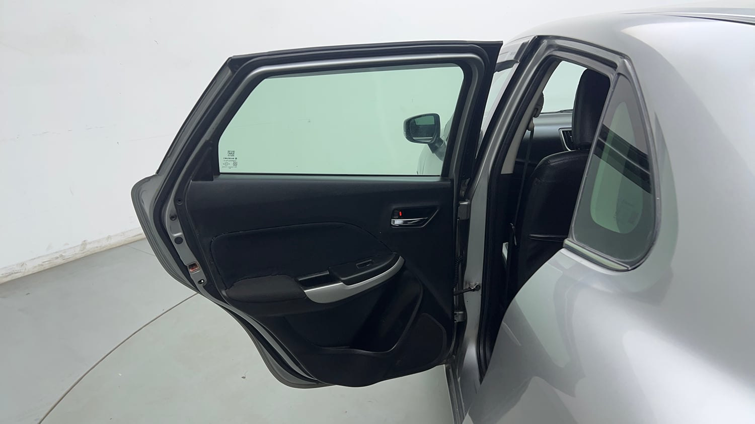 Used 2018 Maruti Suzuki Baleno Alpha 1.2 Petrol Manual interior LEFT REAR DOOR OPEN VIEW