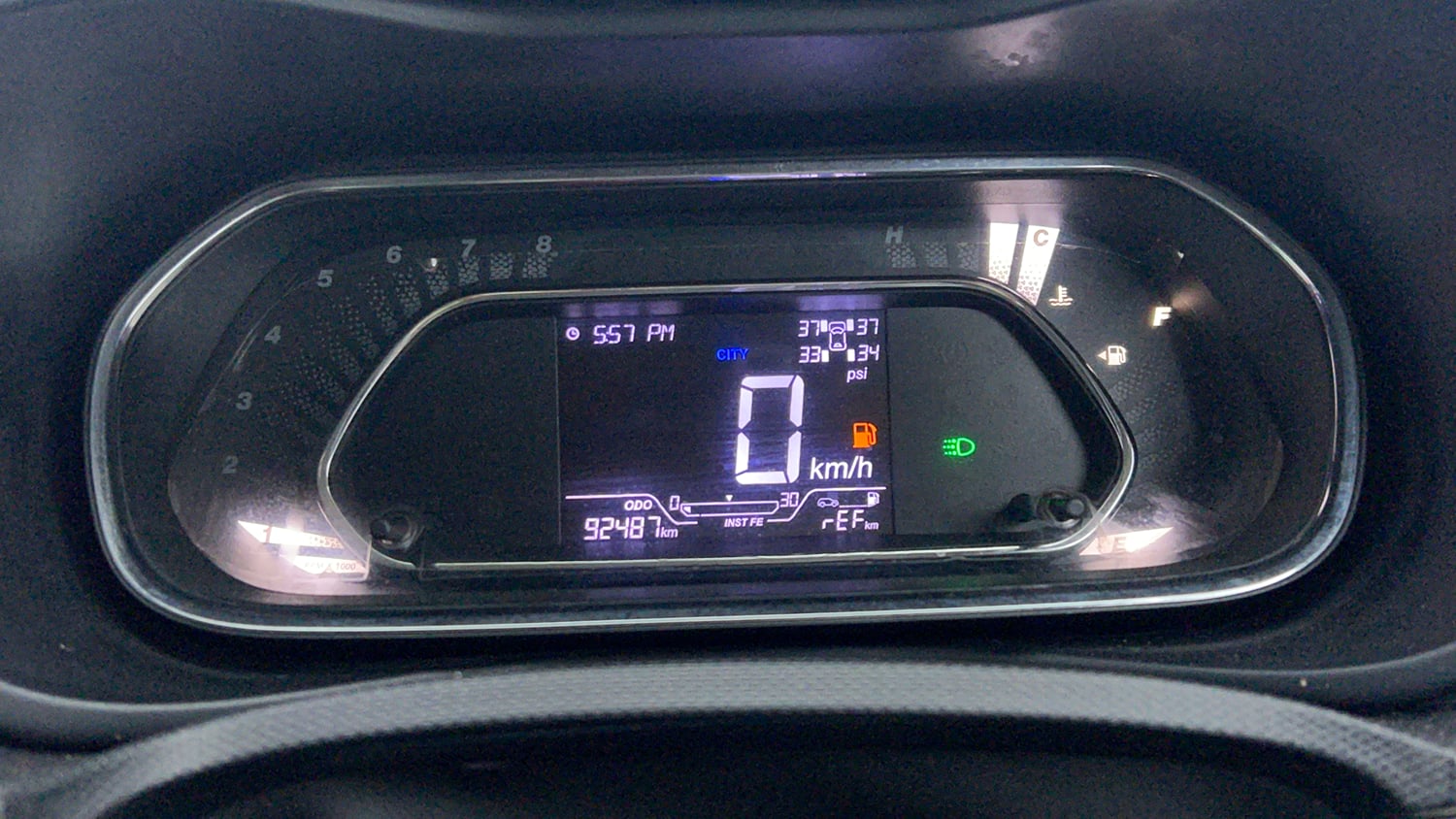 Used 2020 Tata Nexon XZ Plus (O) Dual Tone Petrol Manual interior CLUSTERMETER VIEW