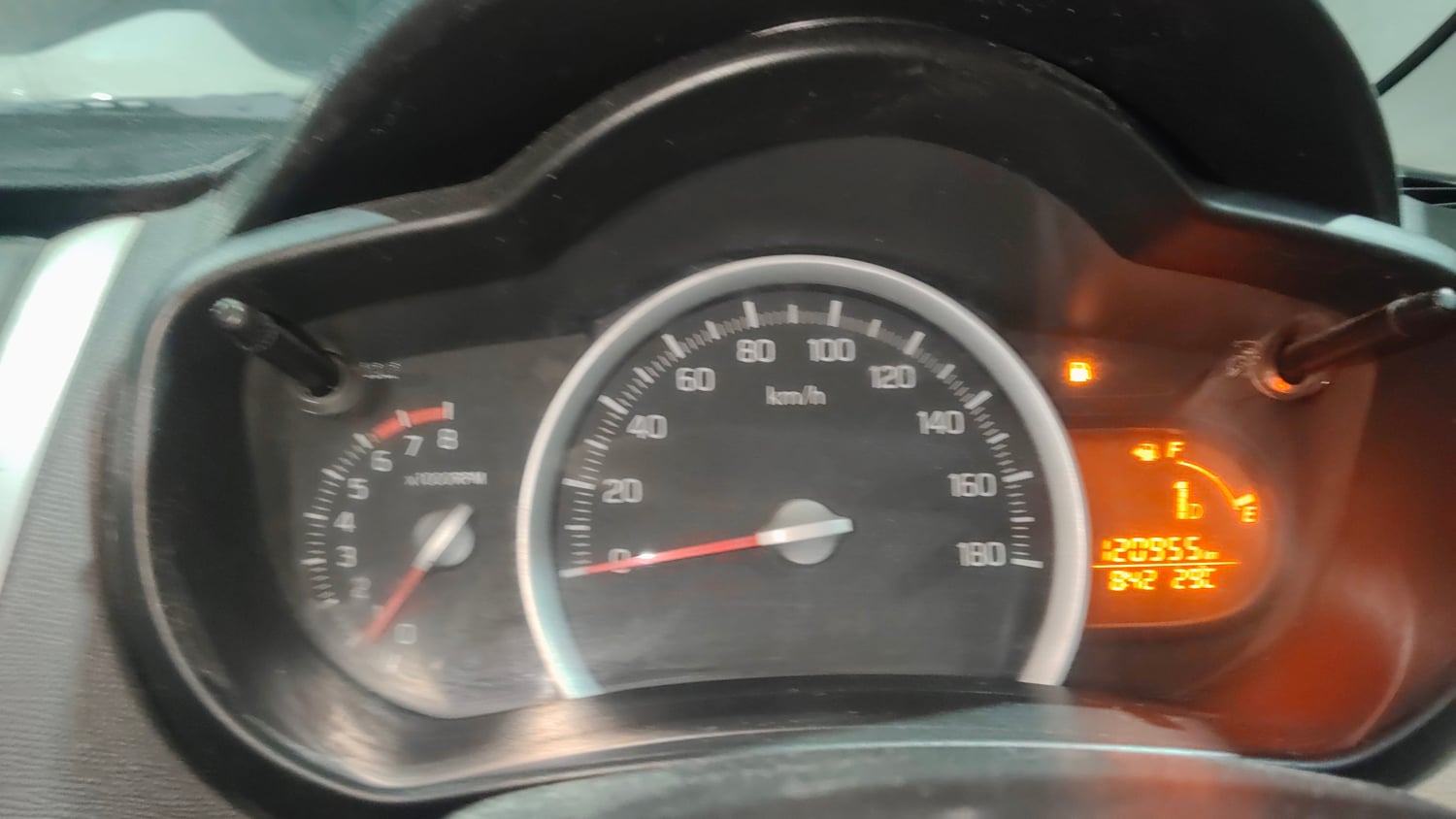 Used 2015 Maruti Suzuki Celerio VXi AMT Petrol Automatic interior CLUSTERMETER VIEW