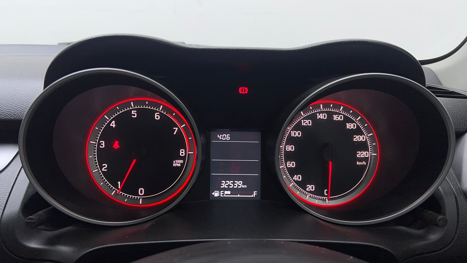 Used 2021 Maruti Suzuki Swift VXi Petrol Manual interior CLUSTERMETER VIEW